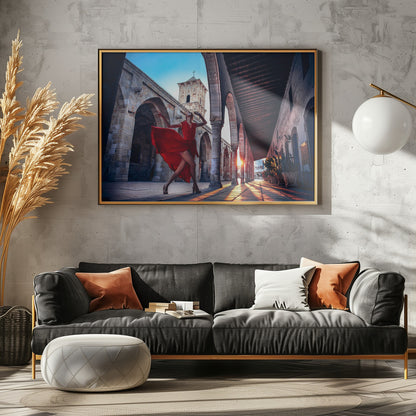 Dancing with the Sun - Poster / Art Print - interiör