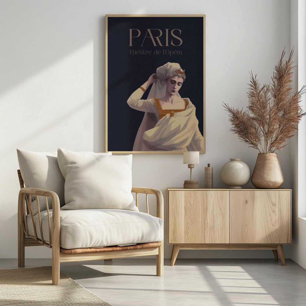 Paris   Theatre De Lopera - Poster / Art Print - interiör