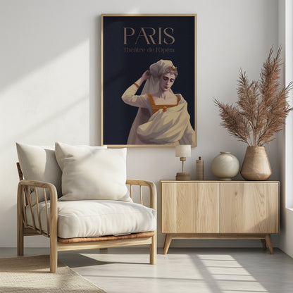 Paris   Theatre De Lopera - Poster / Art Print - interiör