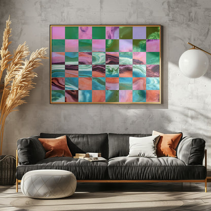 Mood Waves - Poster / Art Print - interiör