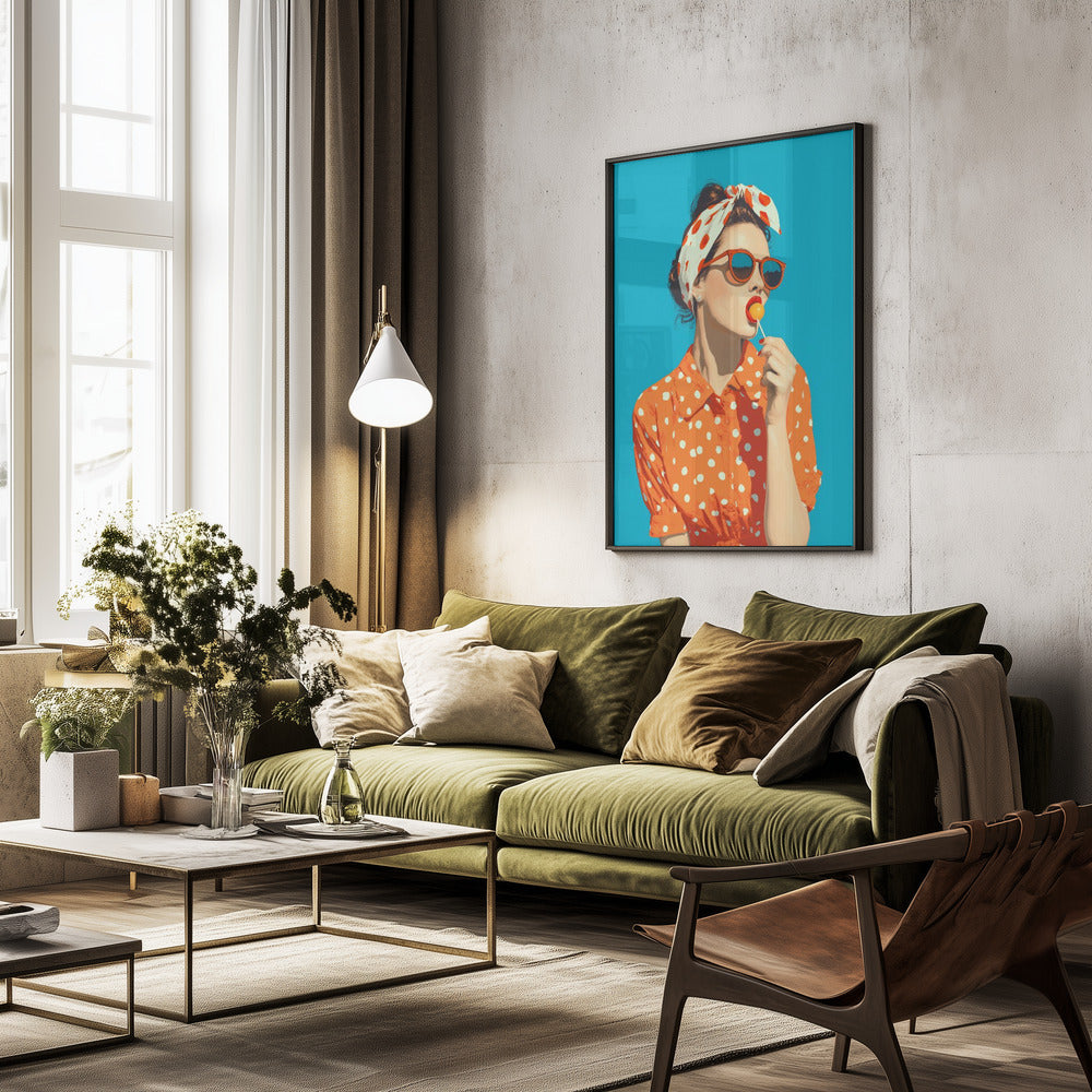 Lollipop - Poster / Art Print - interiör