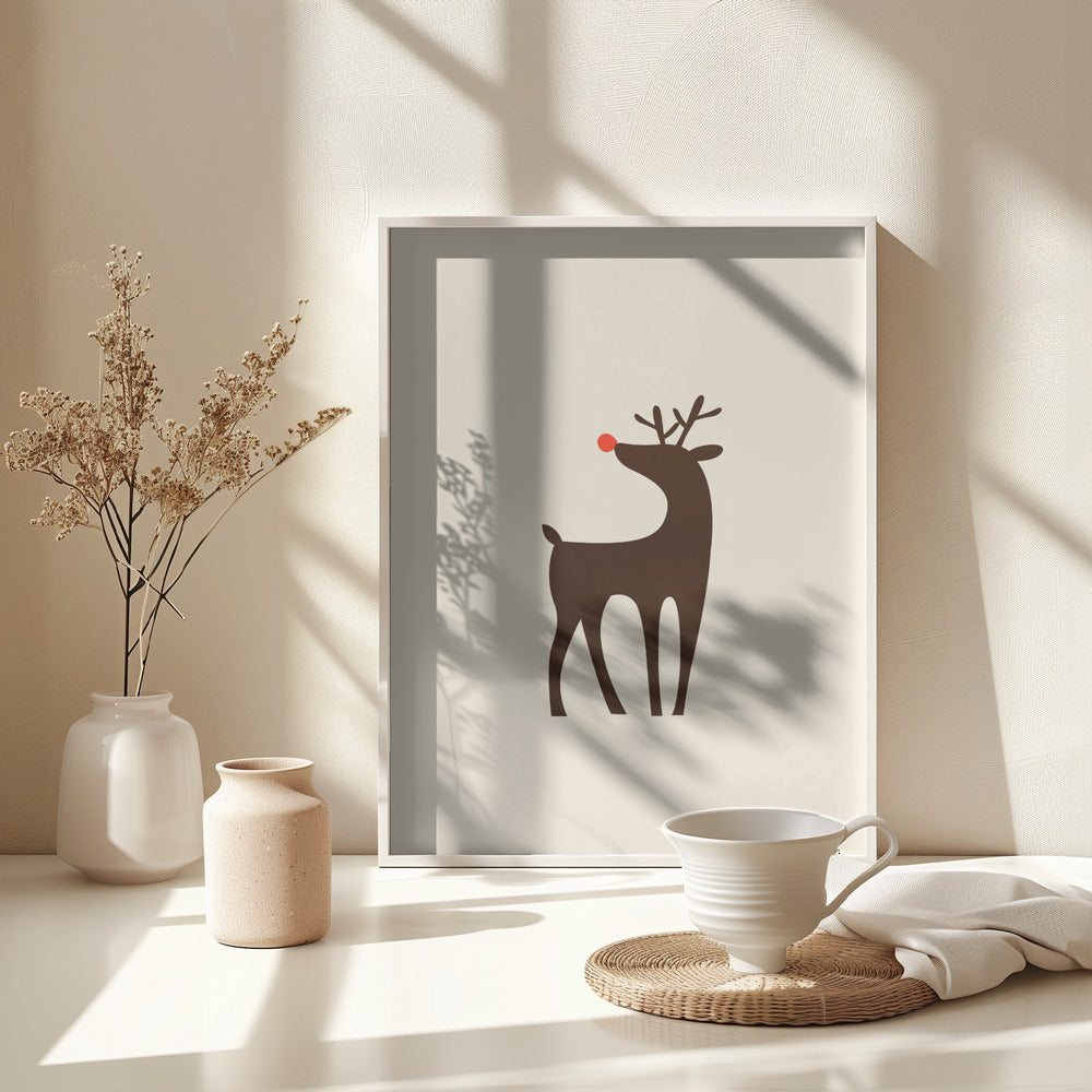 Little Rudoplh - Poster / Art Print - interiör