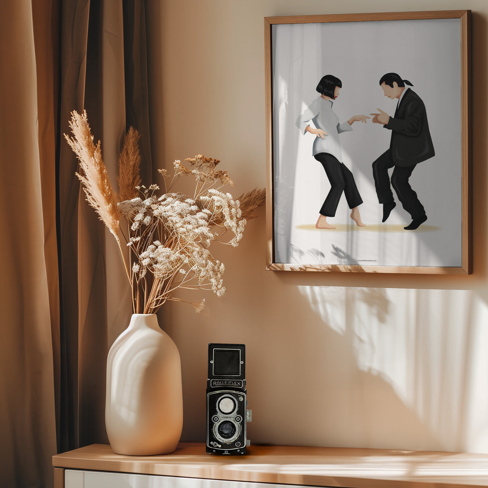 Pulp Fiction - Poster / Art Print - interiör