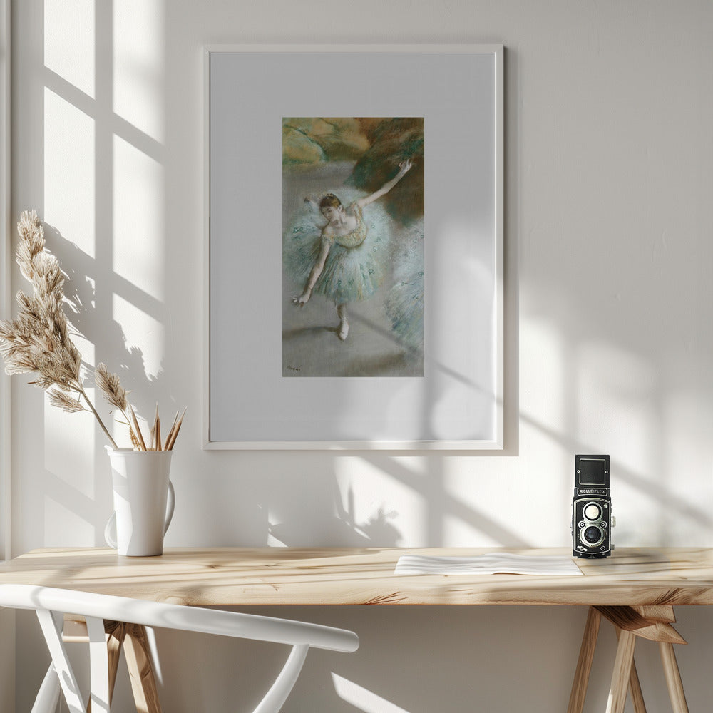 Dancer In Green No.2 - Poster / Art Print - interiör