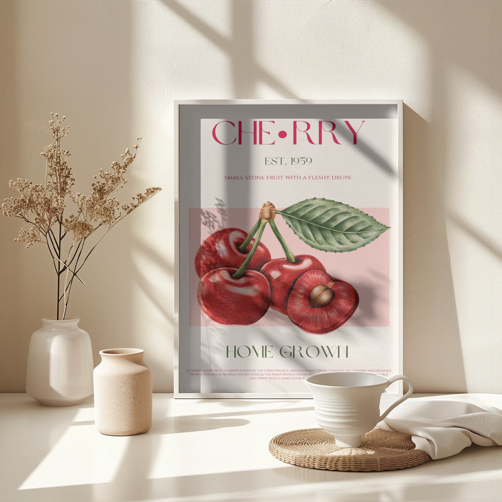Cherry print - Poster / Art Print - interiör
