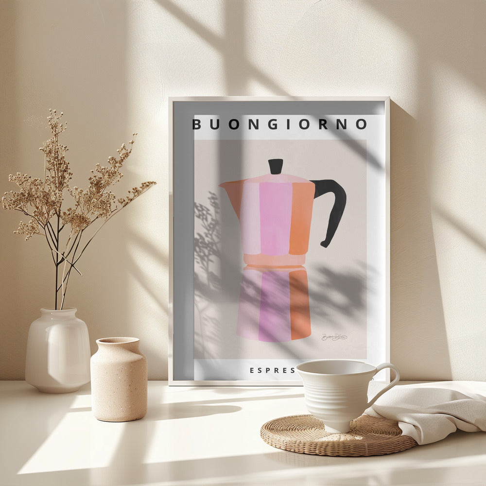 Buongiorno Espresso - Poster / Art Print - interiör