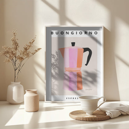Buongiorno Espresso - Poster / Art Print - interiör