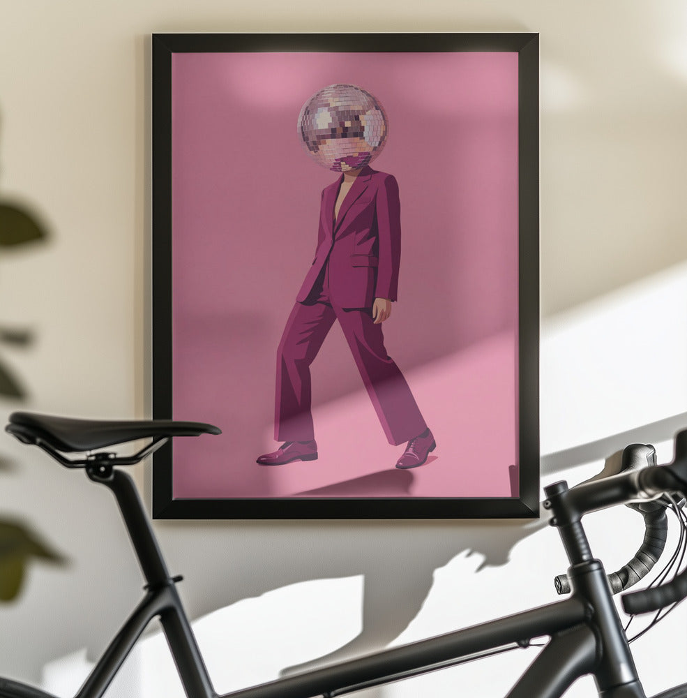 The Disco Man - Poster / Art Print - interiör