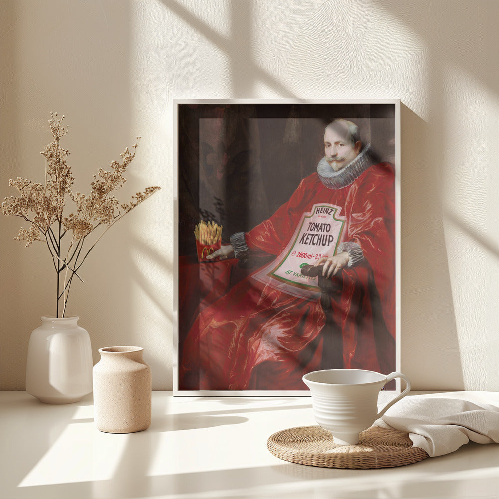 Sir Tomato - Poster / Art Print - interiör
