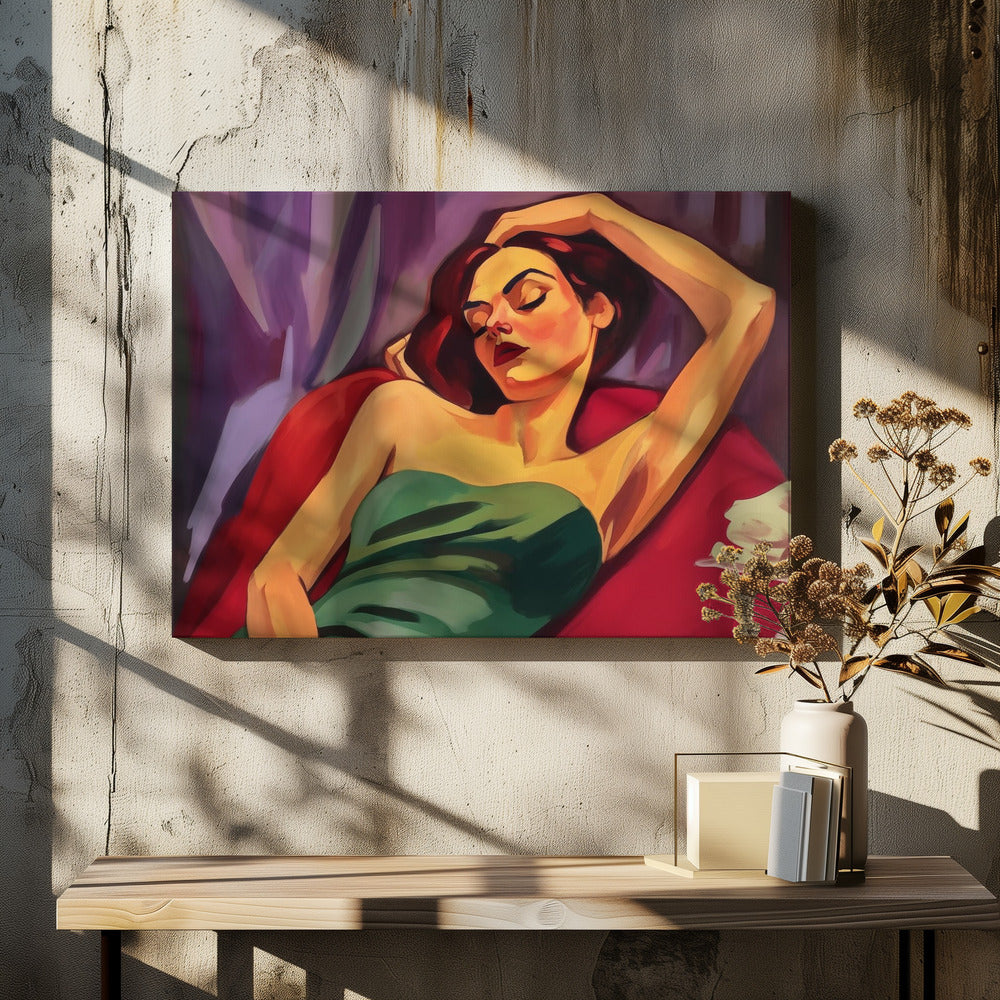 Exhausted - Poster / Art Print - interiör