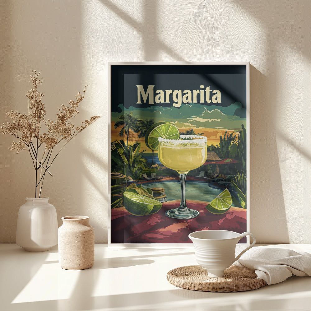 Margarita Vintage - Poster / Art Print - interiör