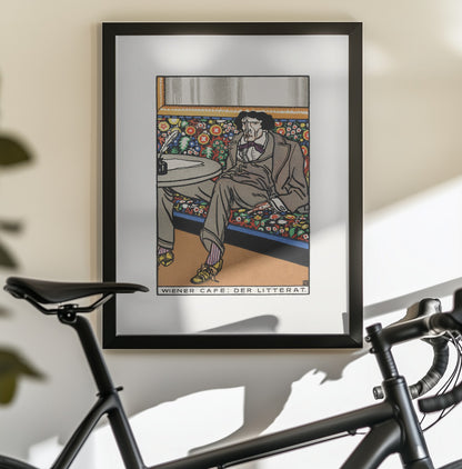 Viennese Café  the Man of Letters - Poster / Art Print - interiör