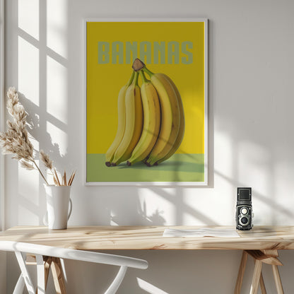 Bananas - Poster / Art Print - interiör