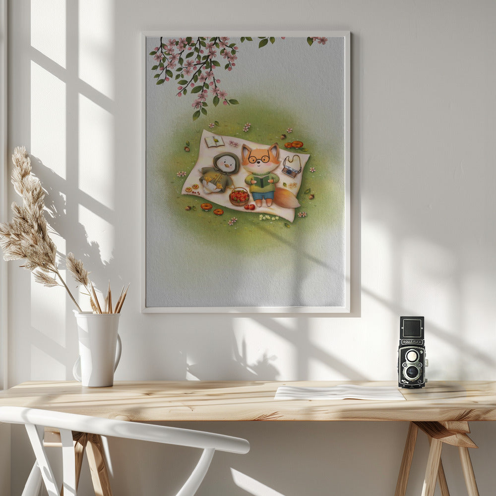 Picnic On the Grass - Poster / Art Print - interiör