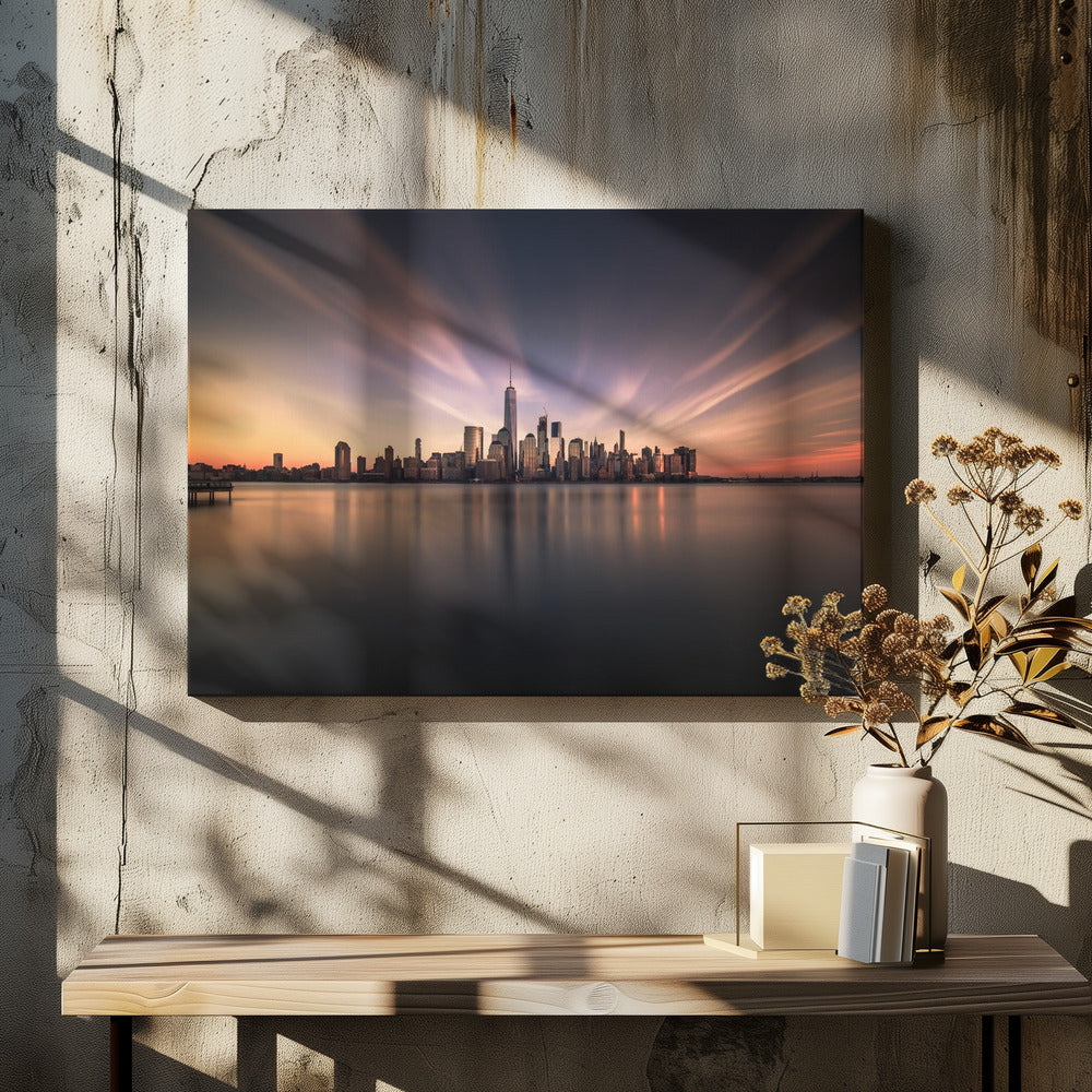 A floating city - Poster / Art Print - interiör