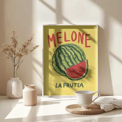 Melon - Poster / Art Print - interiör