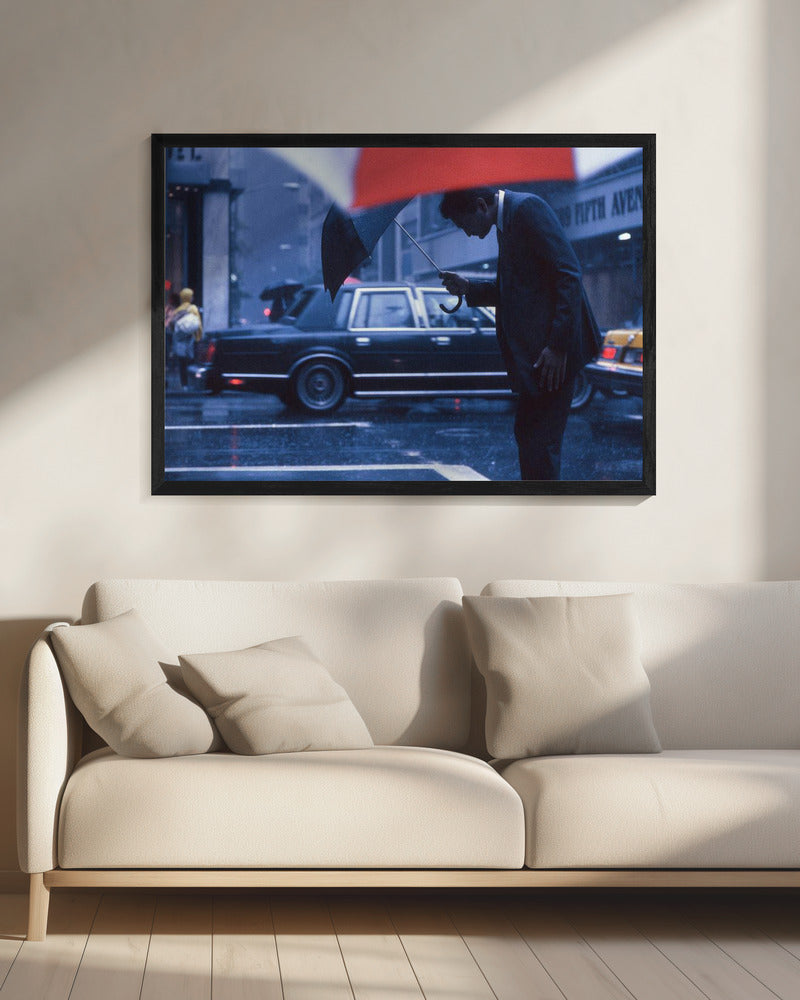 A bow to the rain (from the series New York Blues) - Poster / Art Print - interiör