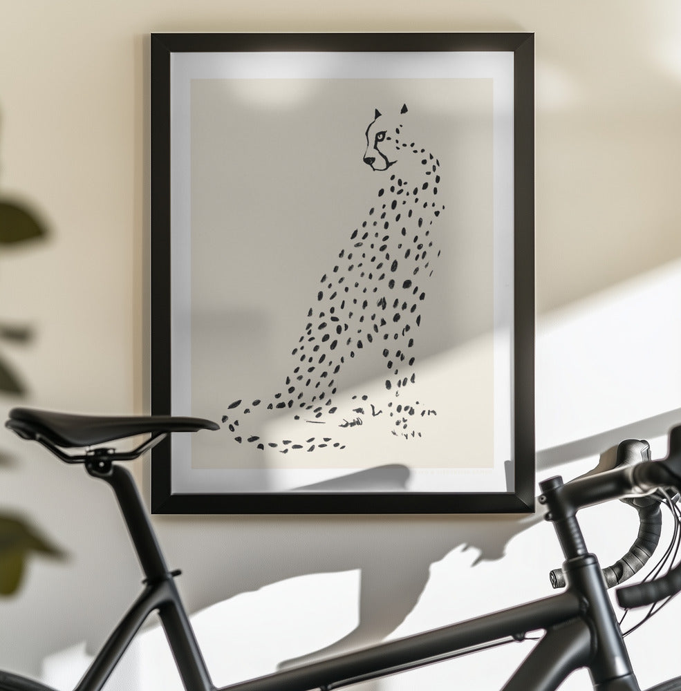 Pandc Leopard - Poster / Art Print - interiör