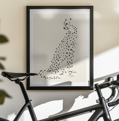 Pandc Leopard - Poster / Art Print - interiör