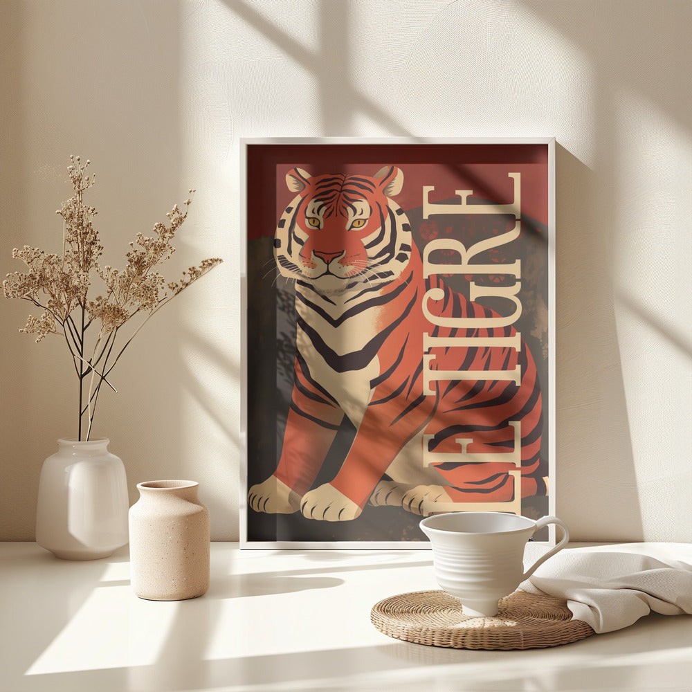 Le Tigre - Poster / Art Print - interiör