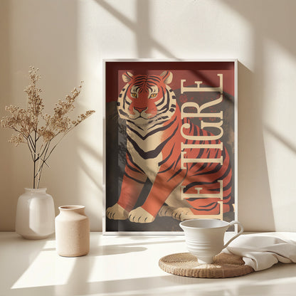 Le Tigre - Poster / Art Print - interiör