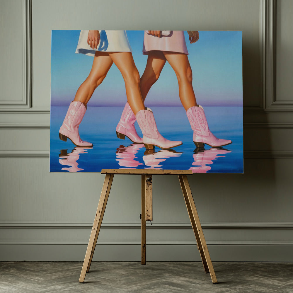 Walking On Water - Poster / Art Print - interiör
