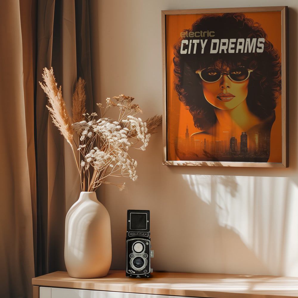 Electric City Dreams - Poster / Art Print - interiör
