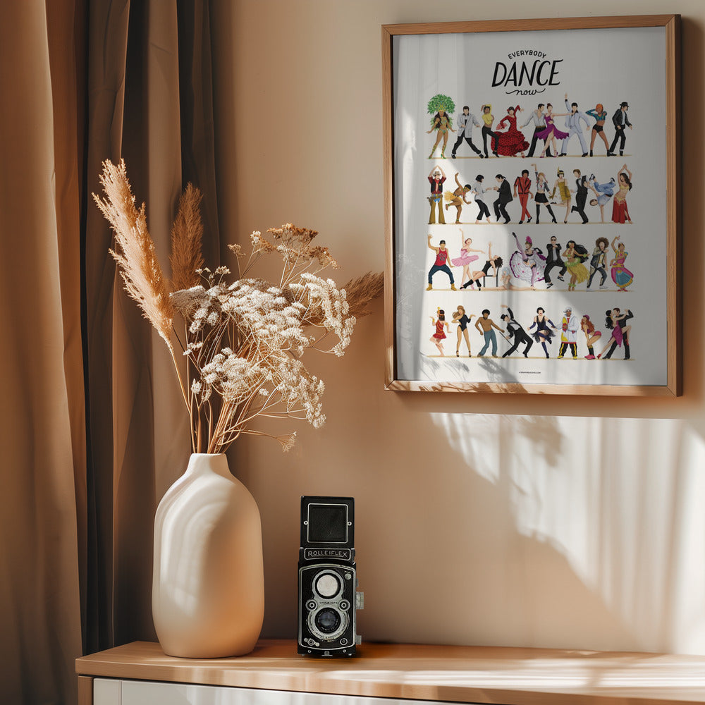 Everybody Dance Now - Poster / Art Print - interiör