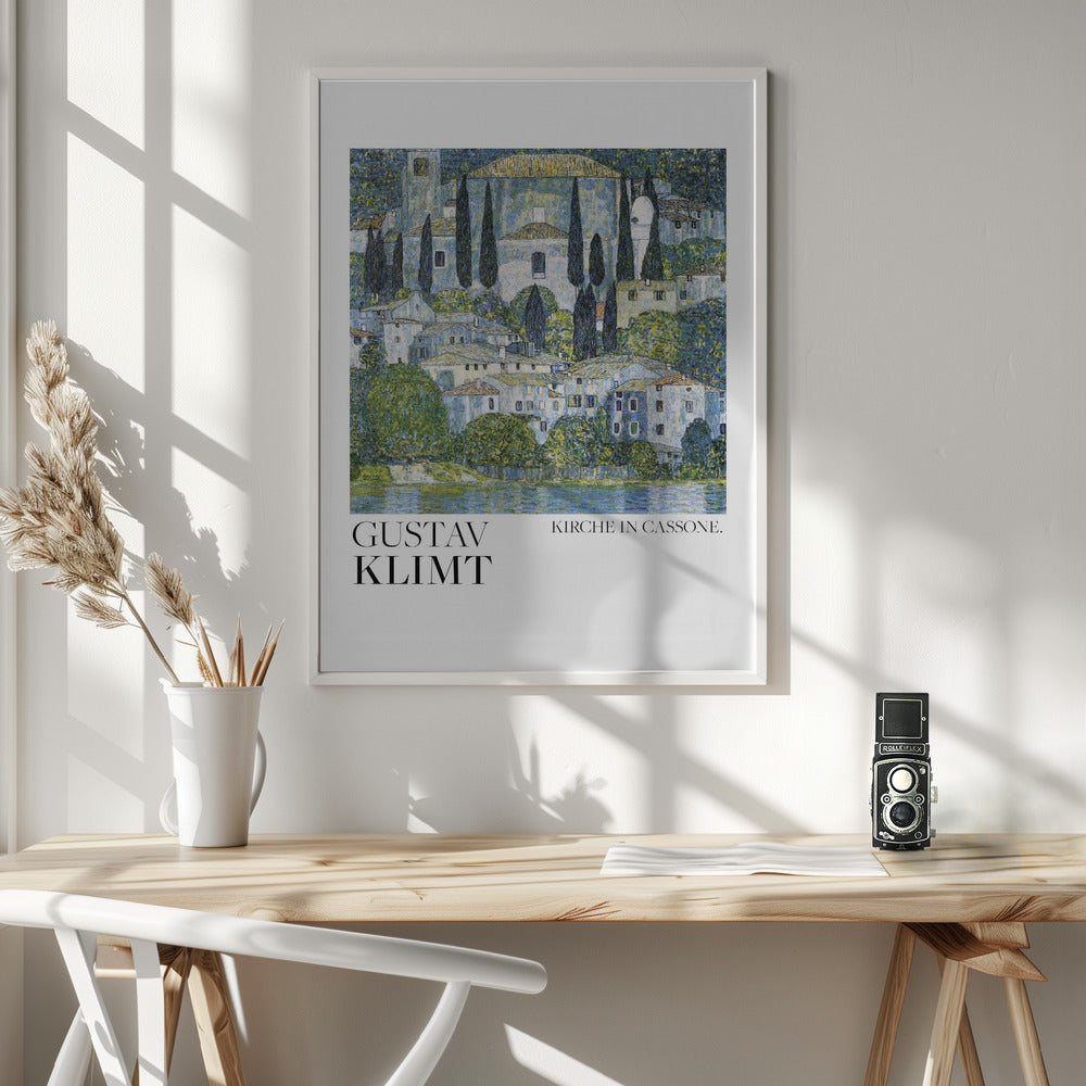 Kirche In Cassone (1913) Poster - Poster / Art Print - interiör