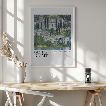 Kirche In Cassone (1913) Poster - Poster / Art Print - interiör