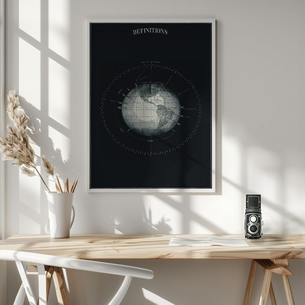 Earth   Definitions - Poster / Art Print - interiör