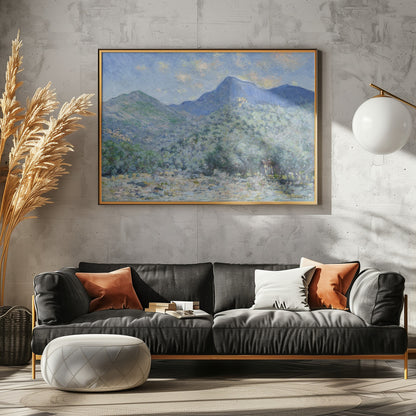 Claude Monet's Valle Buona, Near Bordighera (1884) - Poster / Art Print - interiör