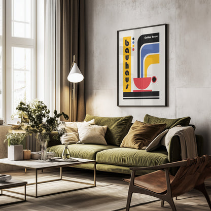 Bauhaus Coffee House - Poster / Art Print - interiör