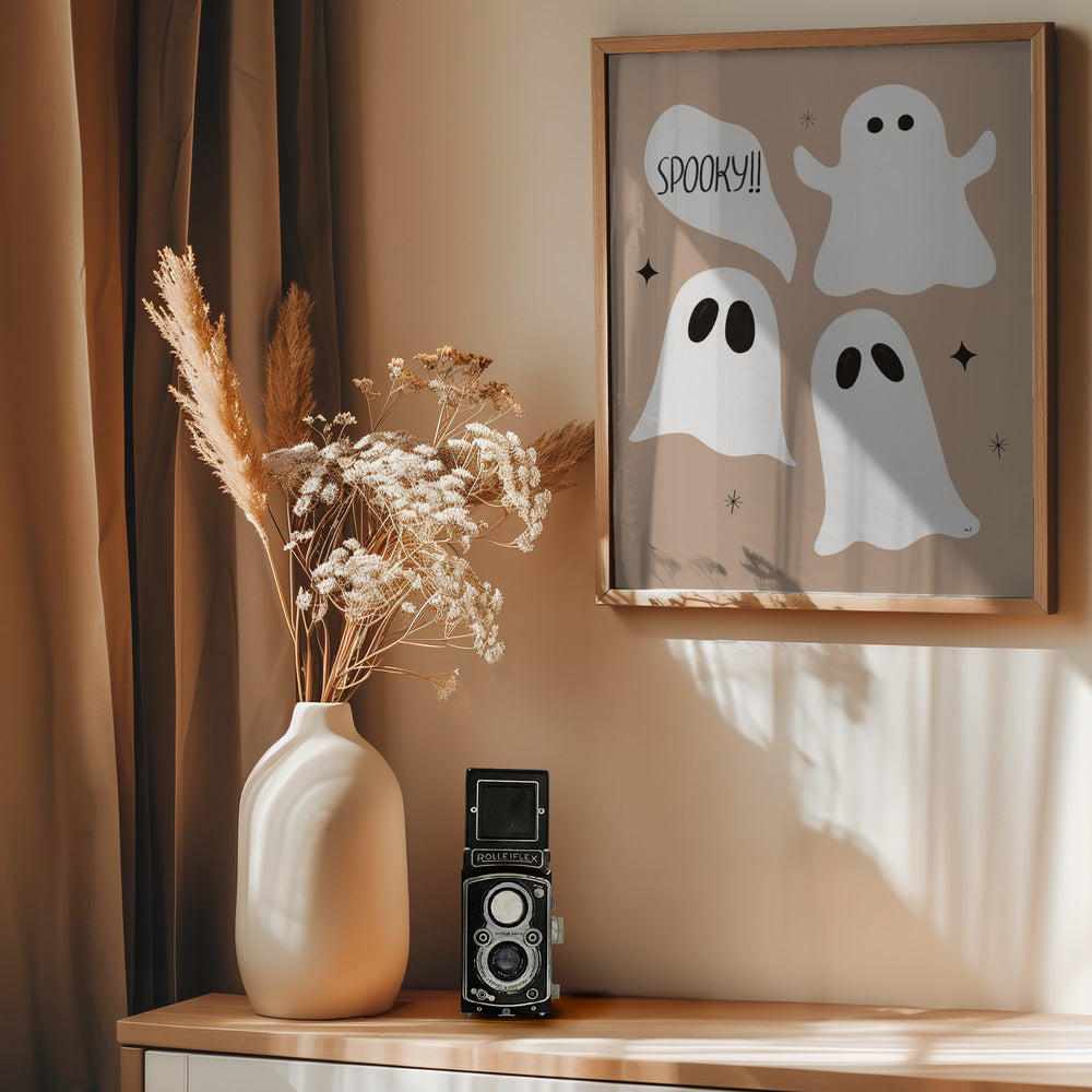 Spooky Ghosts - Poster / Art Print - interiör