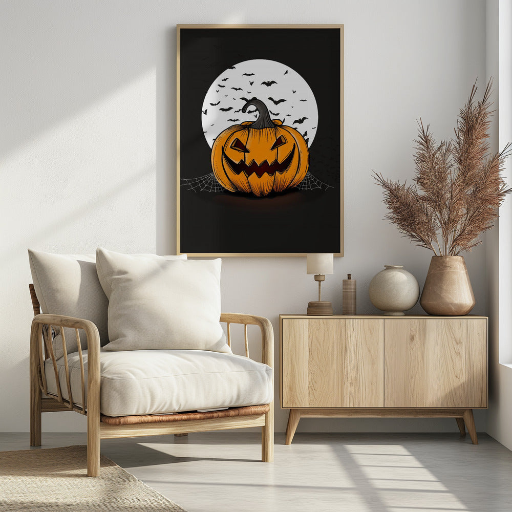 Jack O Lantern - Poster / Art Print - interiör