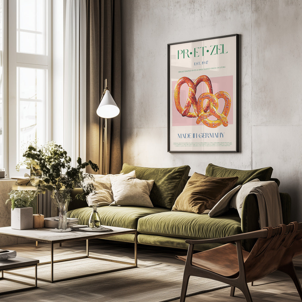 Pretzel Print - Poster / Art Print - interiör
