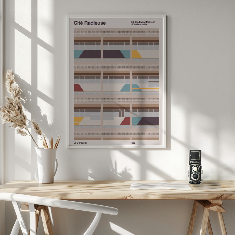 Cite Radieuse - Poster / Art Print - interiör