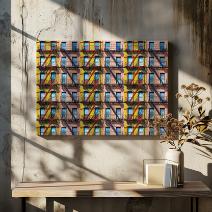 New York Windows - Poster / Art Print - interiör