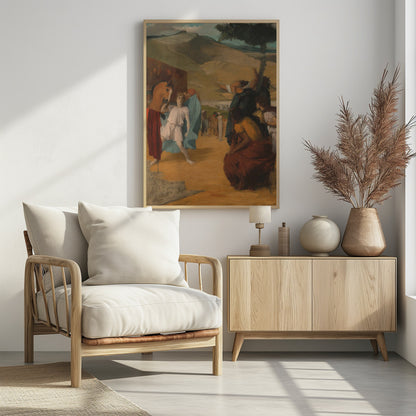 Alexander and Bucephalus No.2 - Poster / Art Print - interiör