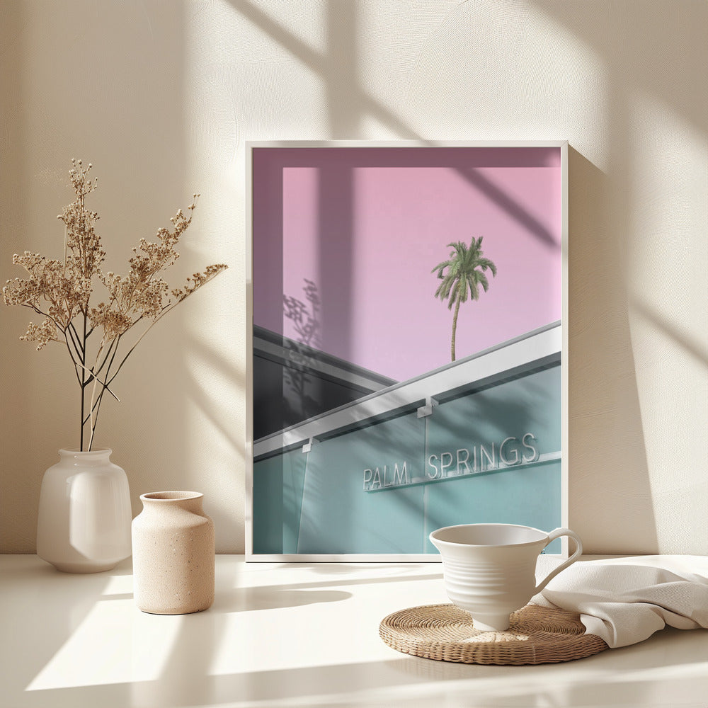 Welcome to Palm Springs - Poster / Art Print - interiör