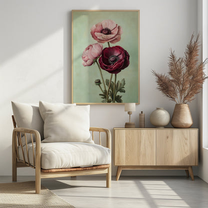 Peonies - Poster / Art Print - interiör