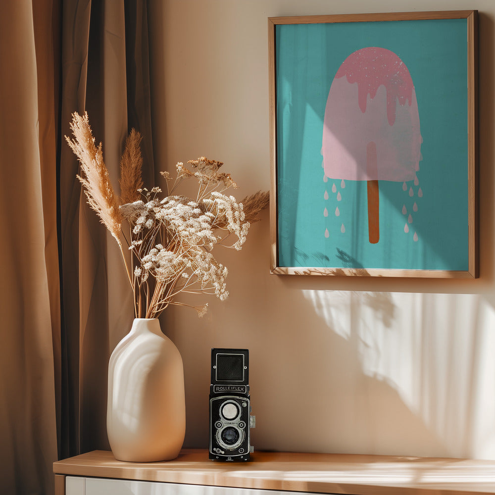 Yummy Ice Cream - Poster / Art Print - interiör