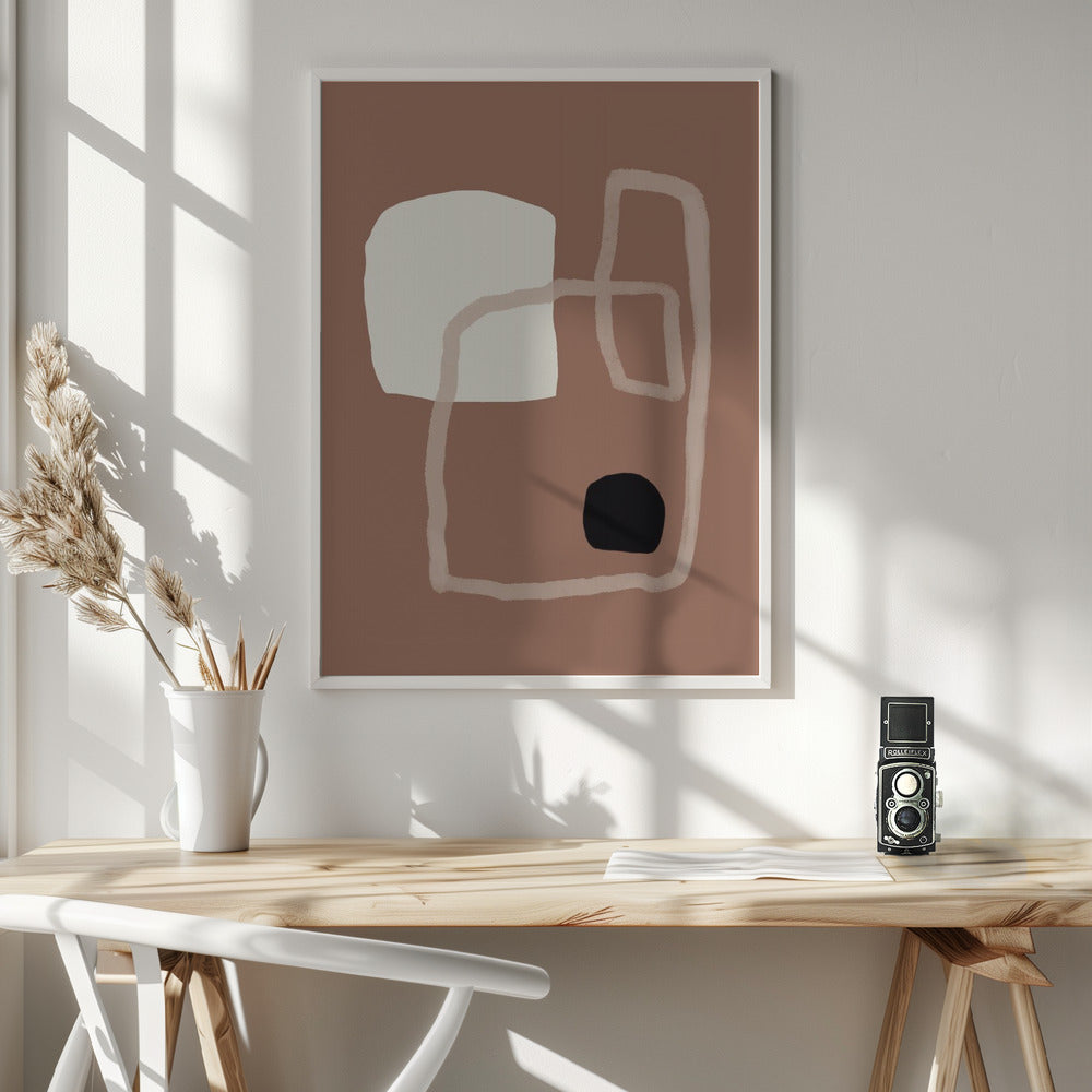 Feel Something - Poster / Art Print - interiör