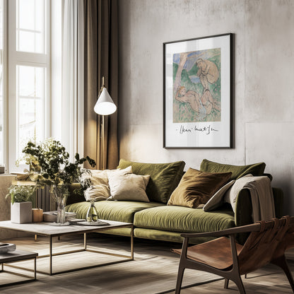 Baigneurs - Poster / Art Print - interiör