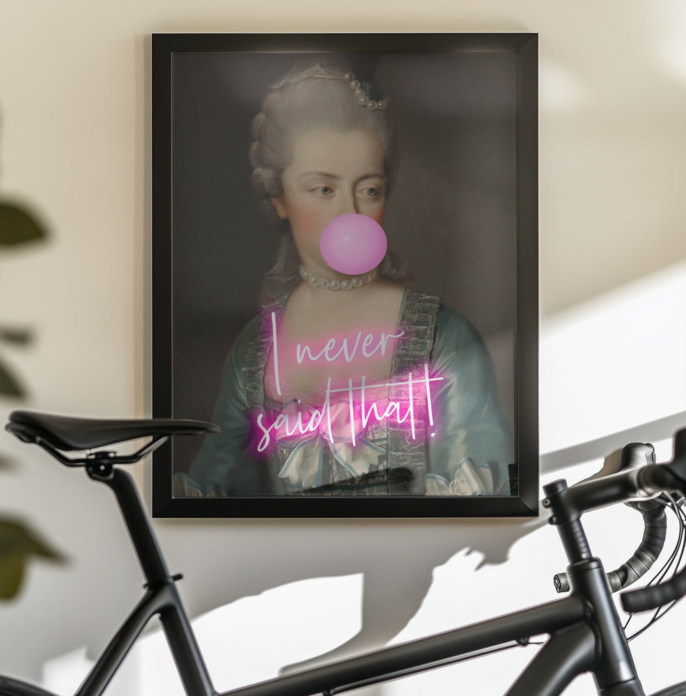 Marie never said that - Poster / Art Print - interiör