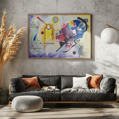 Yellow Red Blue - Poster / Art Print - interiör