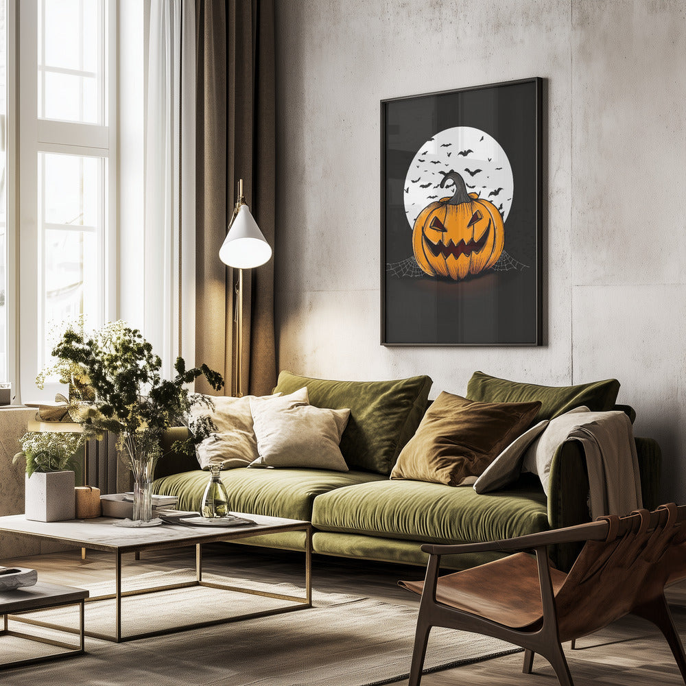 Jack O Lantern - Poster / Art Print - interiör