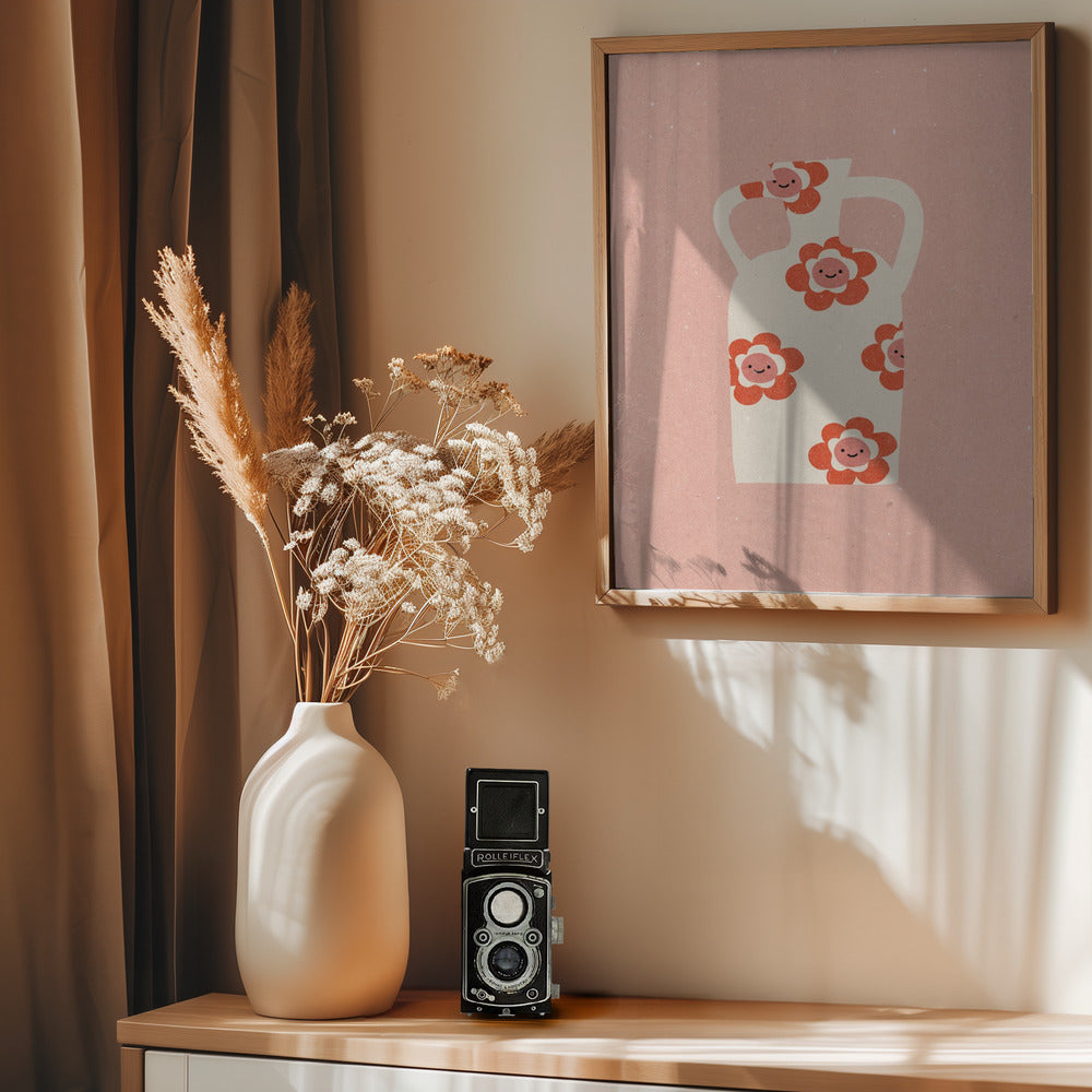 Vase 2 - Poster / Art Print - interiör