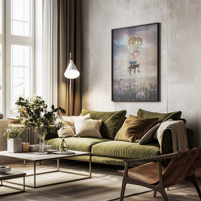 Ballongfärden - Poster / Art Print - interiör