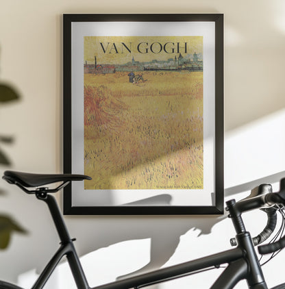 Wheat Field With View of Arles (1888) - Poster / Art Print - interiör